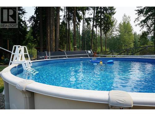 3961 20 Avenue Se, Salmon Arm, BC - Outdoor With Above Ground Pool With Backyard