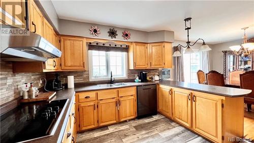 1490 Route 430, Big River, NB - Indoor Photo Showing Kitchen With Double Sink