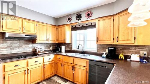 1490 Route 430, Big River, NB - Indoor Photo Showing Kitchen With Double Sink