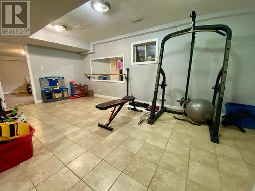 10701 Cyprus Court, Dawson Creek, BC - Indoor Photo Showing Gym Room