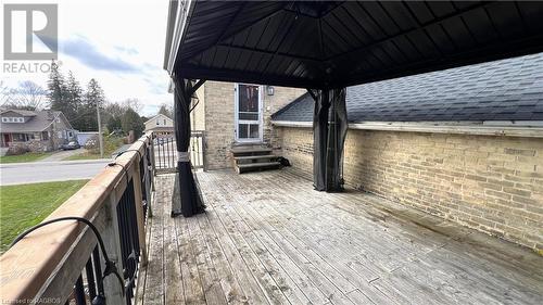 Private Deck off one of the bedrooms. - 3 Clarke Street S, Clifford, ON - Outdoor