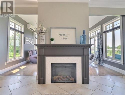 4691 Route 115, Saint-Antoine, NB - Indoor Photo Showing Living Room With Fireplace