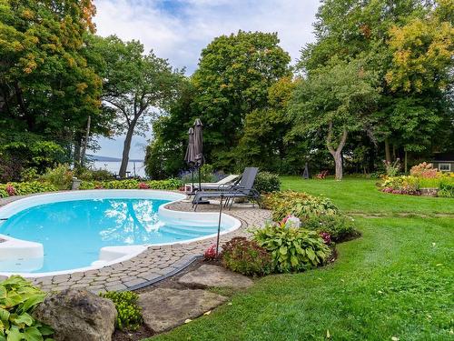 Exterior - 258 Ch. De Senneville, Senneville, QC - Outdoor With In Ground Pool With Backyard
