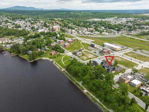 Aerial photo - 5350 Boul. Des Vétérans, Lac-Mégantic, QC - Outdoor With Body Of Water With View