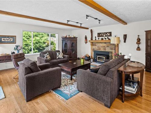 5259 Sooke Rd, Sooke, BC - Indoor Photo Showing Living Room With Fireplace