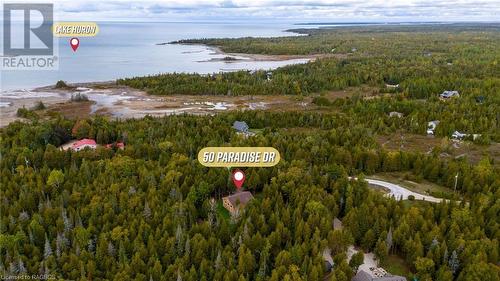 50 Paradise Drive, Northern Bruce Peninsula, ON - Outdoor With Body Of Water With View