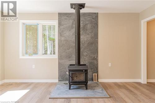 50 Paradise Drive, Northern Bruce Peninsula, ON - Indoor With Fireplace