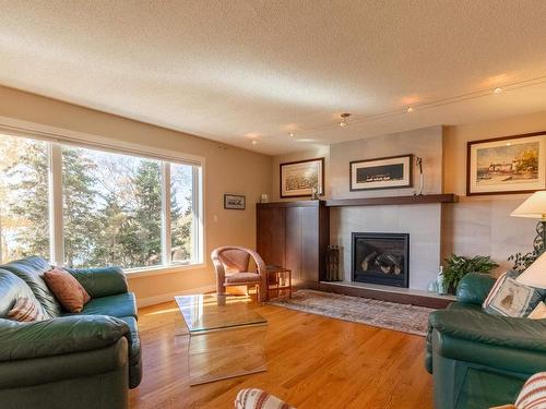 7 Glen Cameron Drive, Kenora, ON - Indoor Photo Showing Living Room With Fireplace