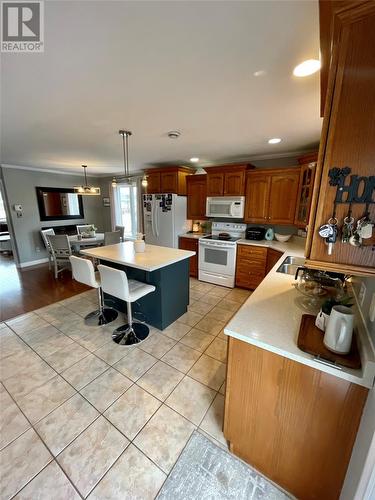 35 Forester Street, Gander, NL - Indoor Photo Showing Kitchen With Double Sink