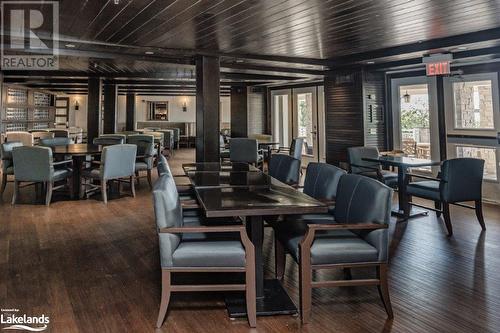 Touchstone Grill - 1869 Muskoka 118 Highway W Unit# A201-C1 Or C2, Muskoka Lakes, ON - Indoor Photo Showing Dining Room