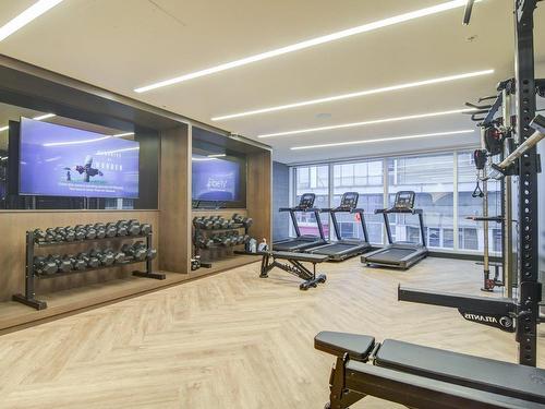 Exercise room - 307-1288 Rue St-Antoine O., Montréal (Ville-Marie), QC - Indoor Photo Showing Gym Room