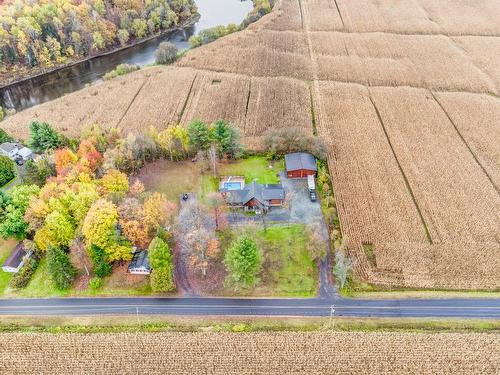 Photo aÃ©rienne - 1119 Petit Rang, Sainte-Clotilde-De-Horton, QC - Outdoor With View