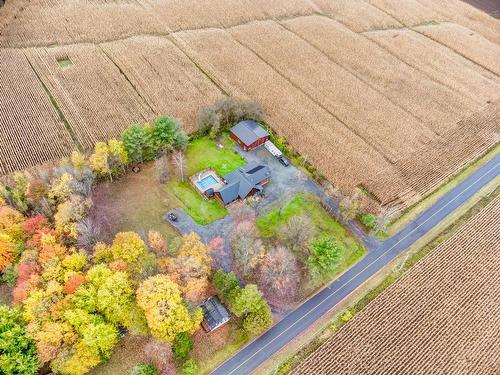 Photo aÃ©rienne - 1119 Petit Rang, Sainte-Clotilde-De-Horton, QC - Outdoor With View