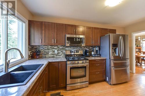 8 Rosemary Rd, Orillia, ON - Indoor Photo Showing Kitchen With Double Sink