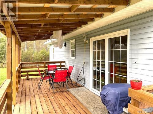 234 Scott Road, Honeydale, NB - Outdoor With Deck Patio Veranda With Exterior