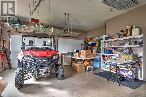 5225 Cunningham Road, Vernon, BC - Indoor Photo Showing Garage