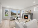 4010 Southwalk Dr, Courtenay, BC  - Indoor Photo Showing Living Room With Fireplace 