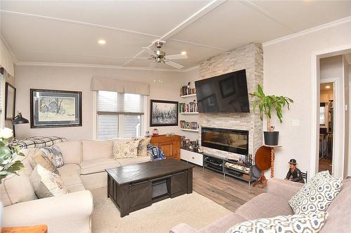 4449 Milburough Line|Unit #34 Ash, Burlington, ON - Indoor Photo Showing Living Room With Fireplace