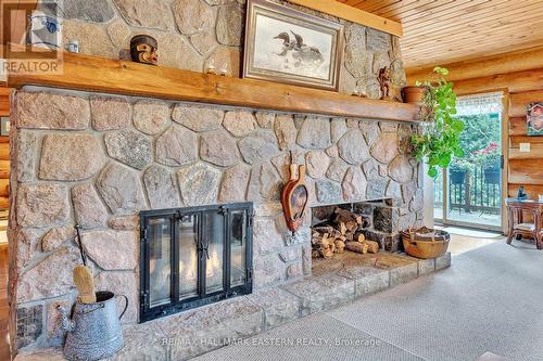 720 County Road 507, Galway-Cavendish And Harvey, ON - Indoor Photo Showing Other Room With Fireplace