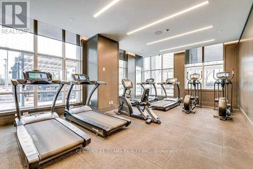 3129 - 5 Mabelle Avenue, Toronto (Islington-City Centre West), ON - Indoor Photo Showing Gym Room