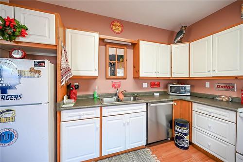 129 Lynden Road, Lynden, ON - Indoor Photo Showing Kitchen With Double Sink