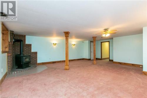574286 40 Sideroad, West Grey, ON - Indoor With Fireplace