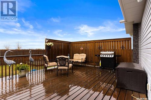 Hanson Acreage - Hwy #13, Stoughton, SK - Outdoor With Deck Patio Veranda With Exterior