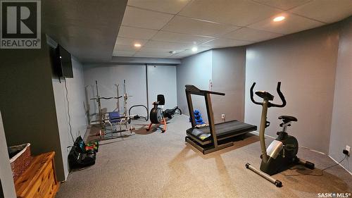 102 Lundy Place, Stoughton, SK - Indoor Photo Showing Gym Room
