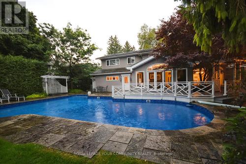 26 Wembley Ave, Markham, ON - Outdoor With In Ground Pool With Backyard