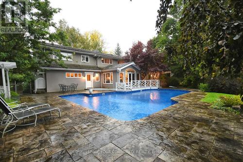 26 Wembley Ave, Markham, ON - Outdoor With In Ground Pool With Deck Patio Veranda With Backyard