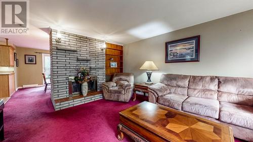1632 Topsail Road, Paradise, NL - Indoor Photo Showing Living Room With Fireplace
