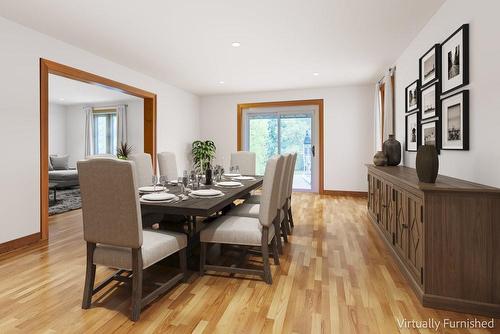 Virtually Staged - 27 Mountain Avenue, Hamilton, ON - Indoor Photo Showing Dining Room