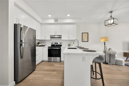15 Talbot Street W|Unit #302, Cayuga, ON - Indoor Photo Showing Kitchen With Stainless Steel Kitchen With Upgraded Kitchen