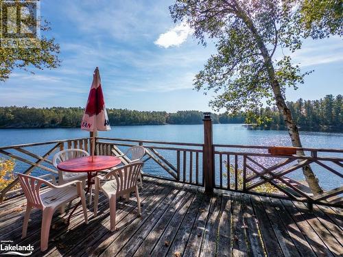 Deck - Part Of 9600 Harris Lake, Whitestone, ON - Outdoor With Body Of Water With View