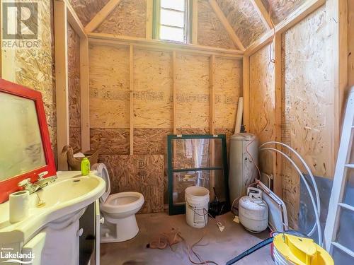 Start of Bathroom - Part Of 9600 Harris Lake, Whitestone, ON - Indoor Photo Showing Bathroom