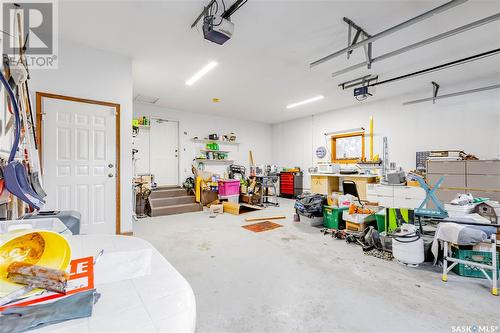 309 Strange Street, Cut Knife, SK - Indoor Photo Showing Garage