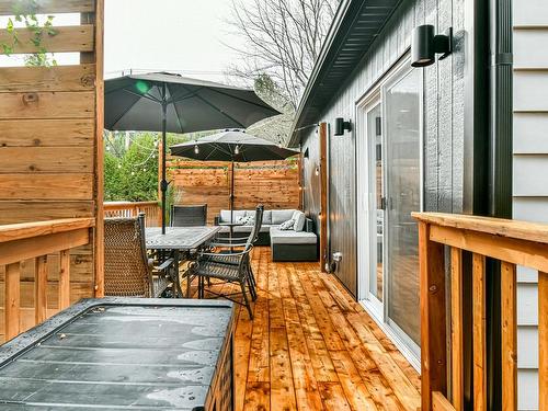 Patio - 2491 Route 117, Mont-Blanc, QC - Outdoor With Deck Patio Veranda With Exterior