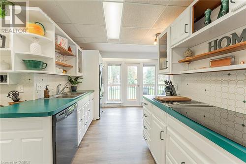 2945 Bruce Road 13, Oliphant, ON - Indoor Photo Showing Kitchen With Double Sink