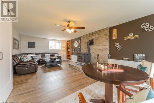 2945 Bruce Road 13, Oliphant, ON - Indoor With Fireplace