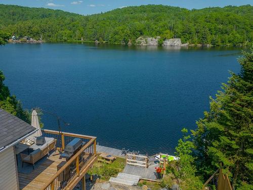 Aerial photo - 56 Rue Charette, Val-Des-Monts, QC - Outdoor With Body Of Water With View
