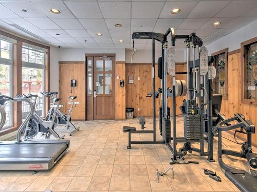 Salle d'exercice - 221-151 Ch. Du Curé-Deslauriers, Mont-Tremblant, QC - Indoor Photo Showing Gym Room