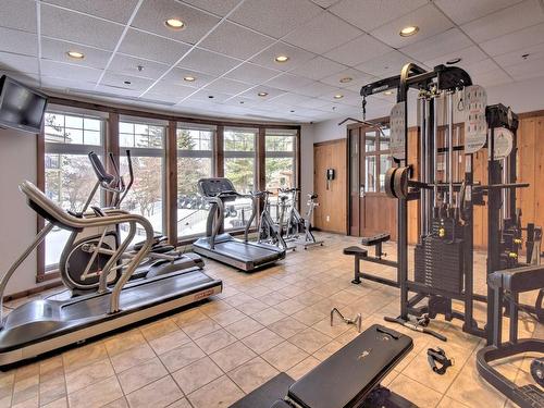 Salle d'exercice - 221-151 Ch. Du Curé-Deslauriers, Mont-Tremblant, QC - Indoor Photo Showing Gym Room