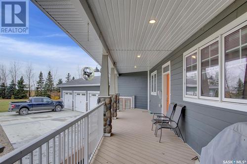 Rediger Acreage, Edenwold Rm No. 158, SK - Outdoor With Deck Patio Veranda With Exterior