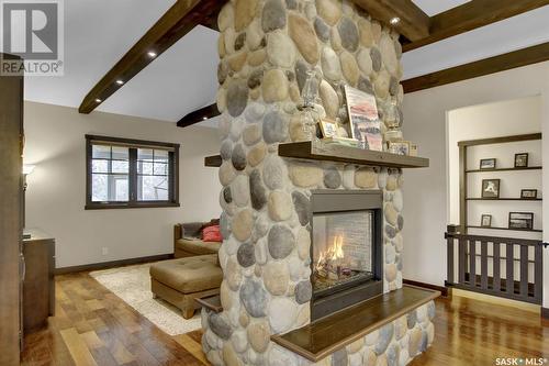Rediger Acreage, Edenwold Rm No. 158, SK - Indoor With Fireplace