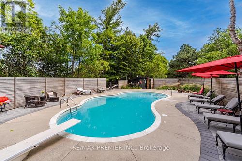 420 Nashville Road E, Vaughan, ON - Outdoor With In Ground Pool With Deck Patio Veranda With Backyard