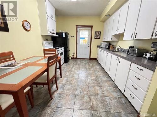 218 Canada Street, Saint-Quentin, NB - Indoor Photo Showing Kitchen With Double Sink