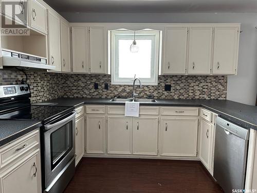 213 1St Avenue E, Lampman, SK - Indoor Photo Showing Kitchen With Double Sink