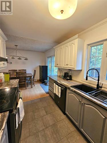 4 Coles Avenue, Steady Brook, NL - Indoor Photo Showing Kitchen With Double Sink