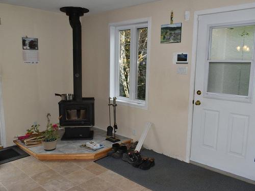 Hall - 390 Rue St-Louis, Saint-Cyrille-De-Wendover, QC - Indoor With Fireplace