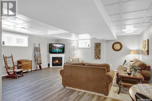 22 Lloyd Crescent, Fillmore, SK - Indoor With Fireplace